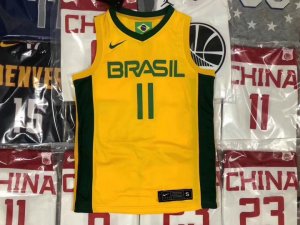 11 Varejao 2019 brazil fiba jersey yellow